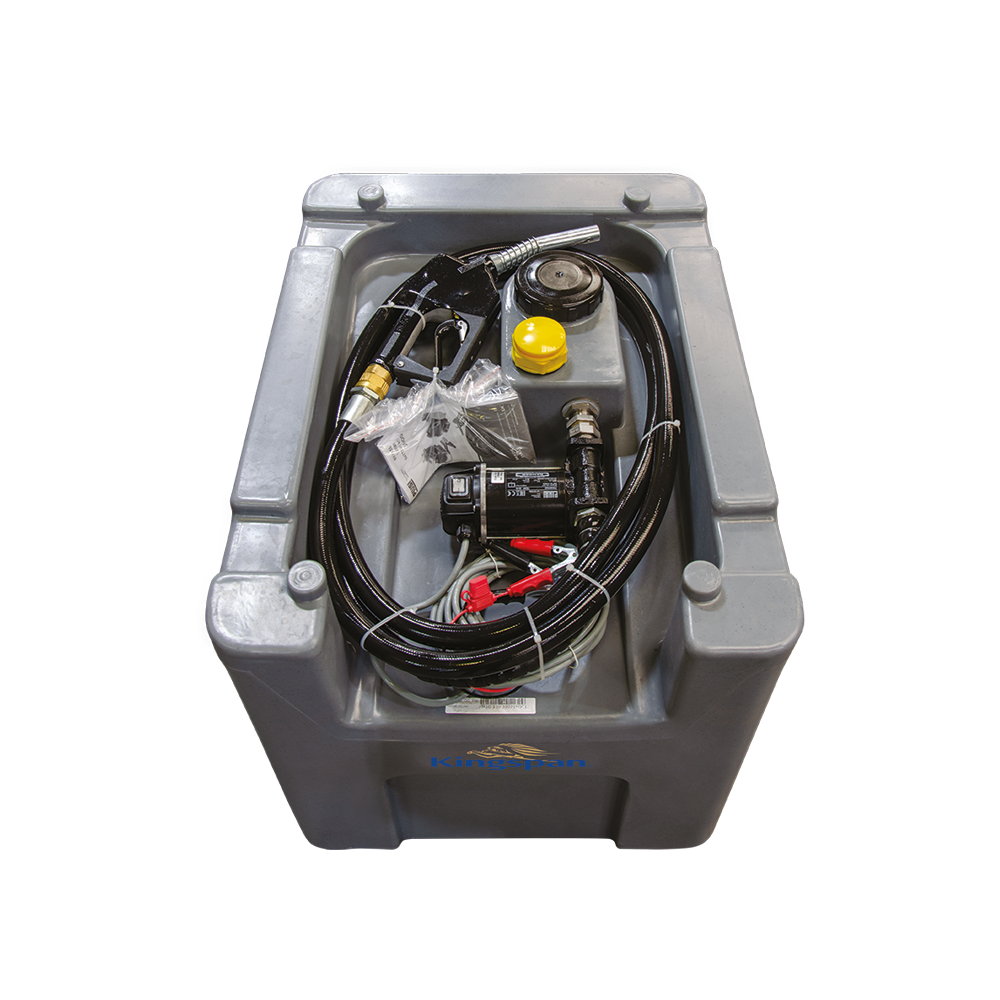KINGSPAN DESO Diesel 300L – mobilny zbiornik na olej napędowy z licznikiem PIUSI K24 (12V / 24V)